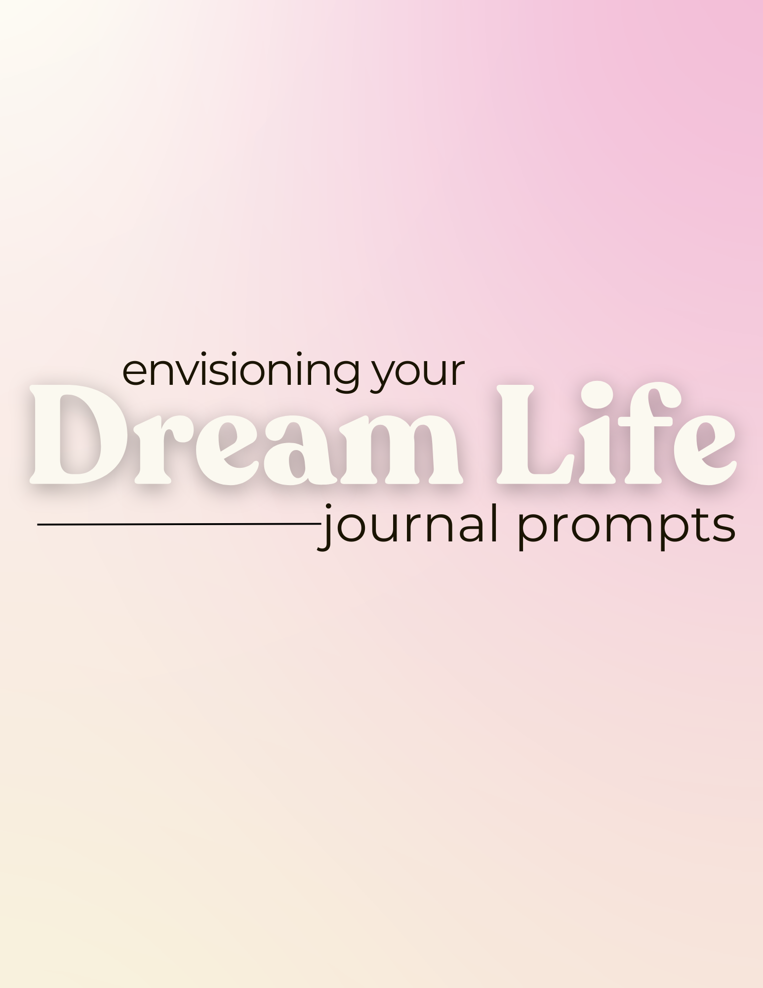 dream life journal prompts graphic